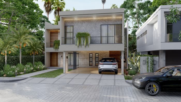 VENTA DE CASA EN PROYECTO CERRADO EN LICEY  - foto 1