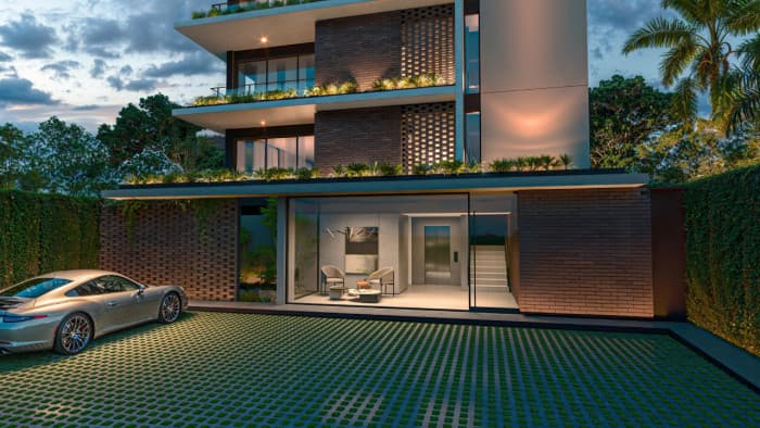 VENTA DE APARTAMENTO EN EL DORADO CON PATIO , SANTIAGO  - foto 1
