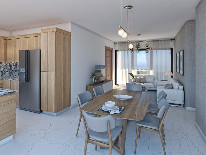 VENTAS DE APARTAMENTOS EN LA BARRANQUITA, SANTIAGO, RD - foto 3