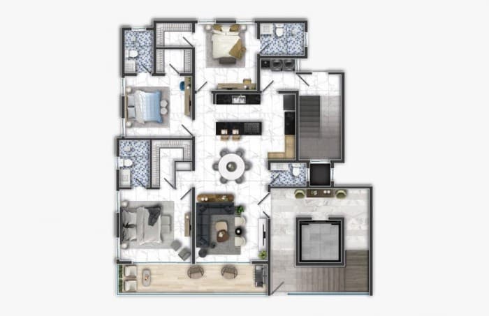 Apartamentos en venta, Urbanización Thomen, Santiago. - foto 3