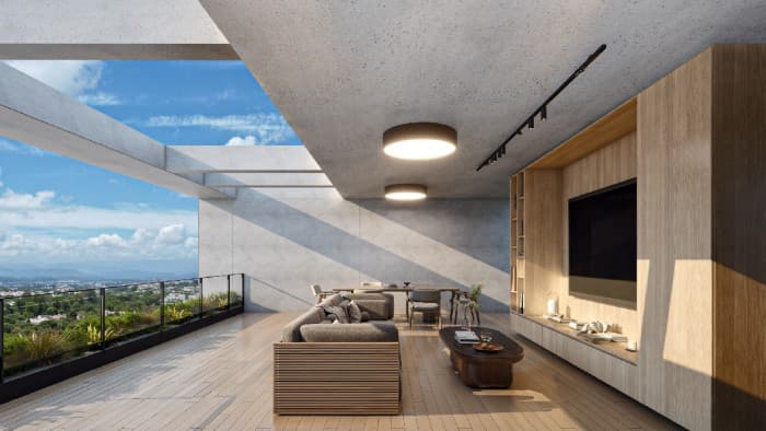 VENTA DE APARTAMENTO EN EL DORADO CON PATIO , SANTIAGO  - foto 3