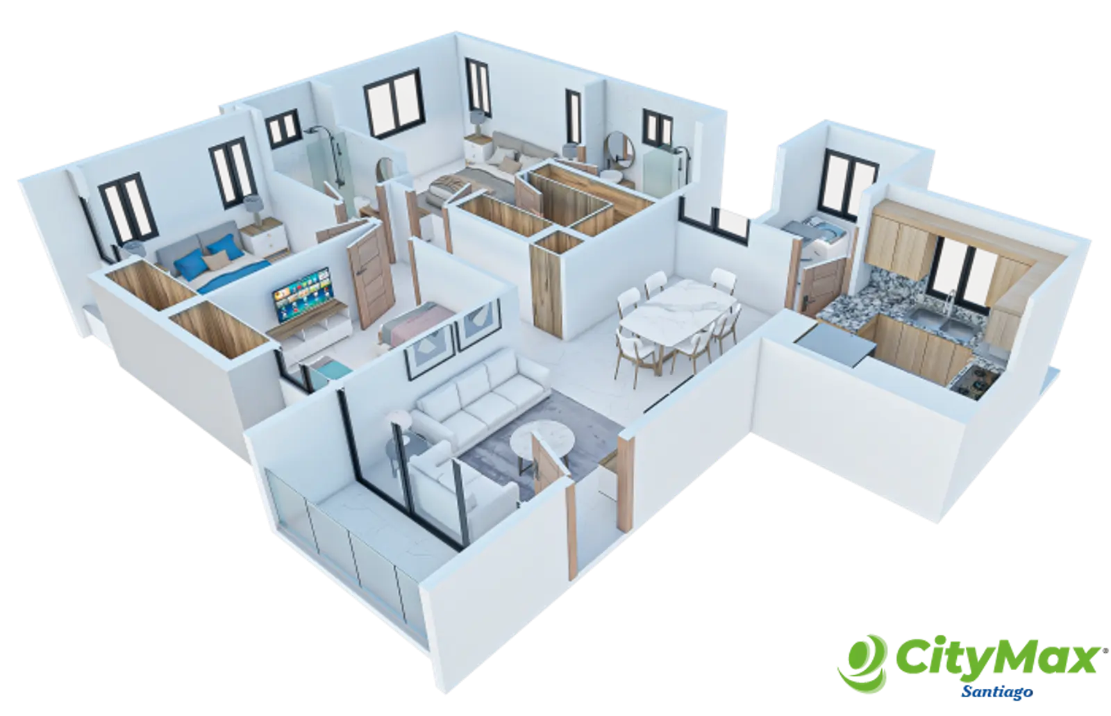 VENTAS DE APARTAMENTOS EN LA BARRANQUITA, SANTIAGO, RD - foto 6
